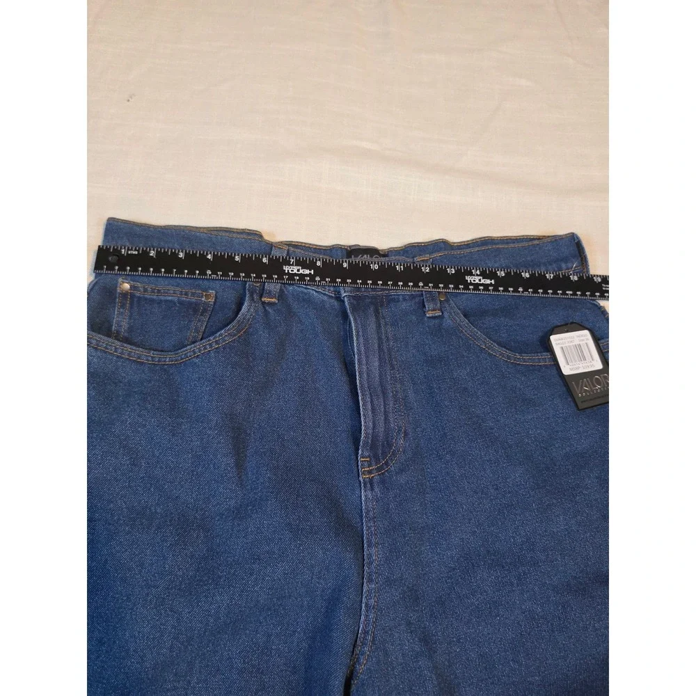 Valor Collective Baggy Jorts Indigo Denim Skate Shorts Mens 36 DVAW251032 NEW